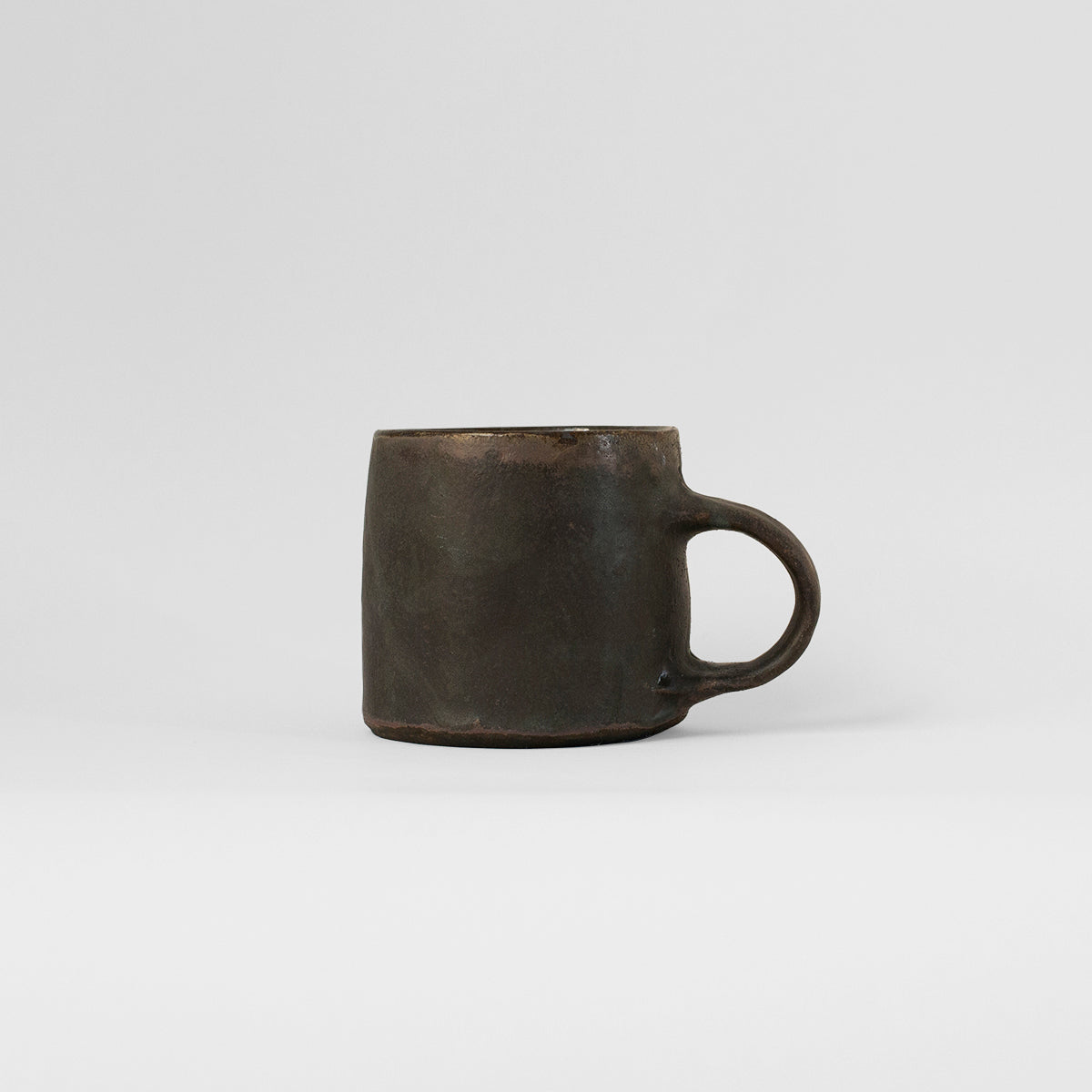 Ceramic handmade mug black