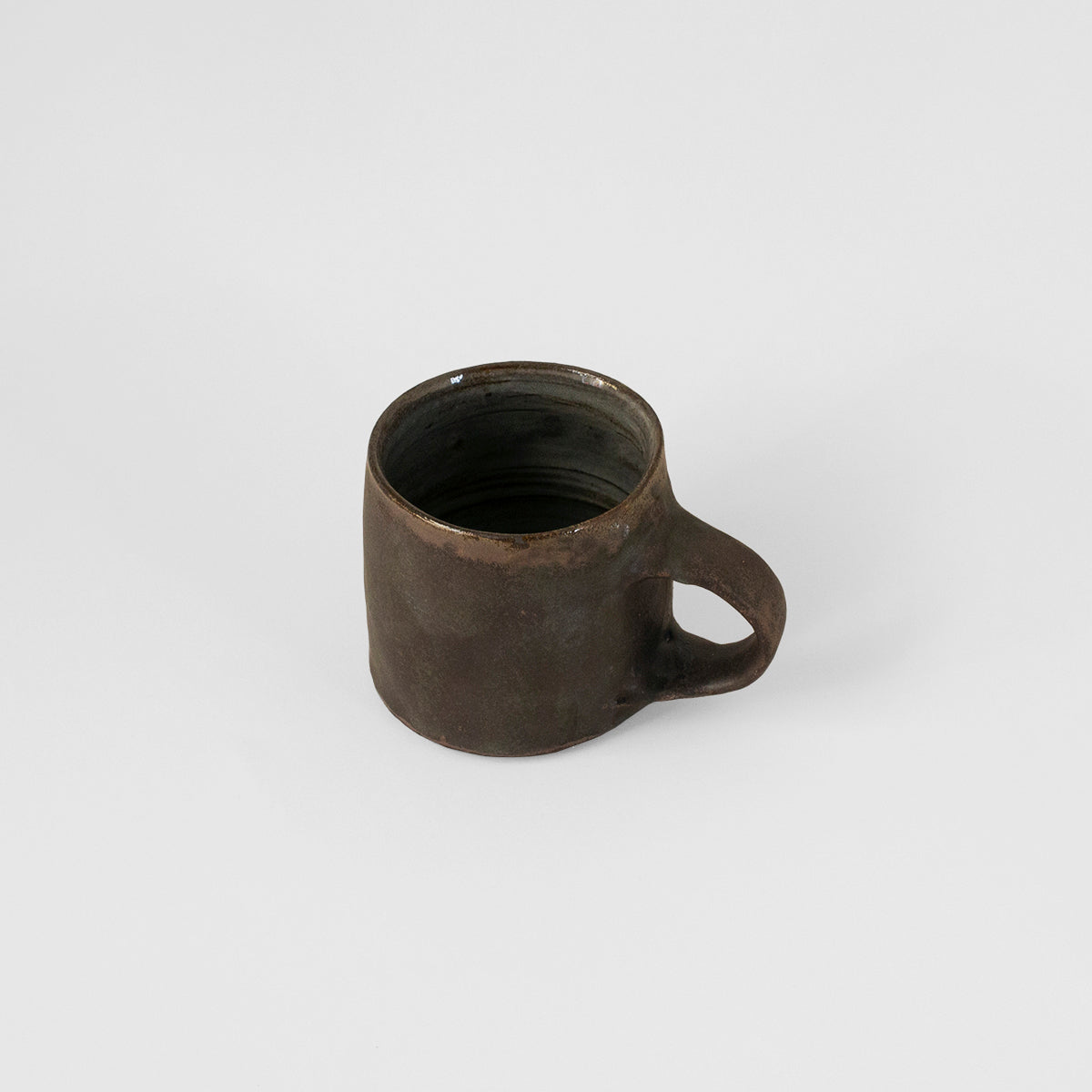 Ceramic handmade mug black