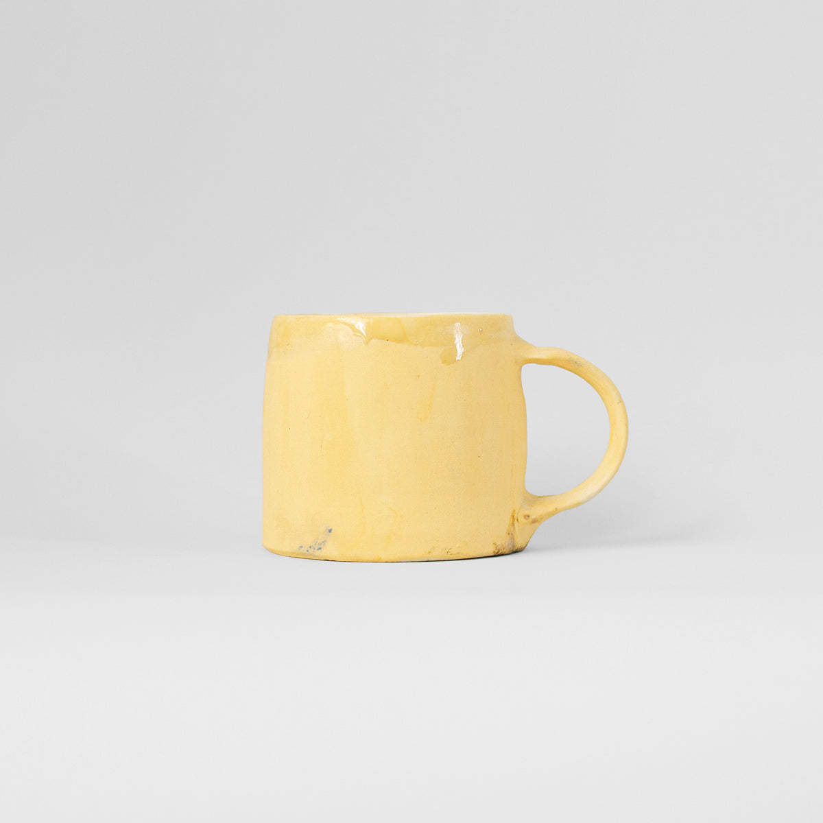 Ceramic handmade mug yellow